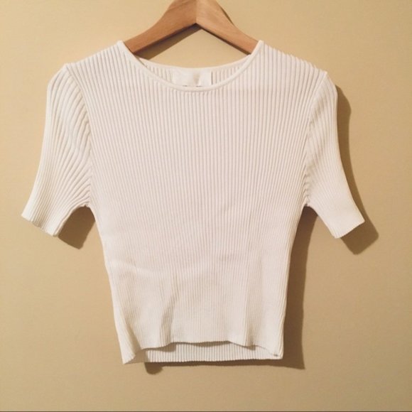 🛍🛒🎁Mango | Premium Ribbed Cropped Sweater - Picture 2 of 5